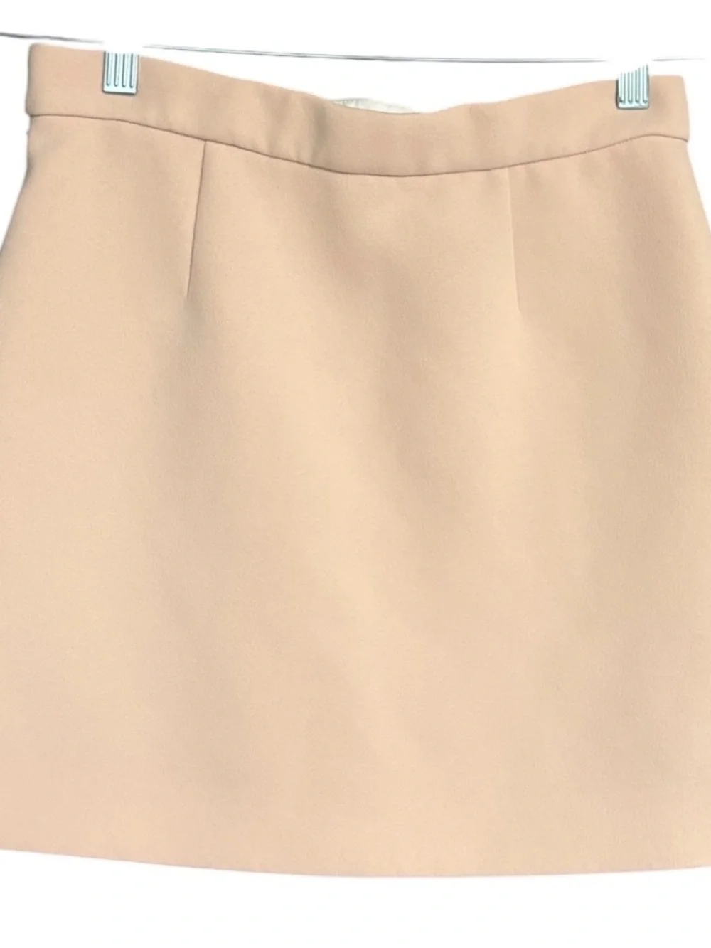 Balenciaga Paris Blush Pink Structured Mini Skirt Size S/M Designer Luxury